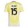 Camiseta de fútbol Juventus Yildiz 15 Segunda Equipación 2024-25 - Hombre